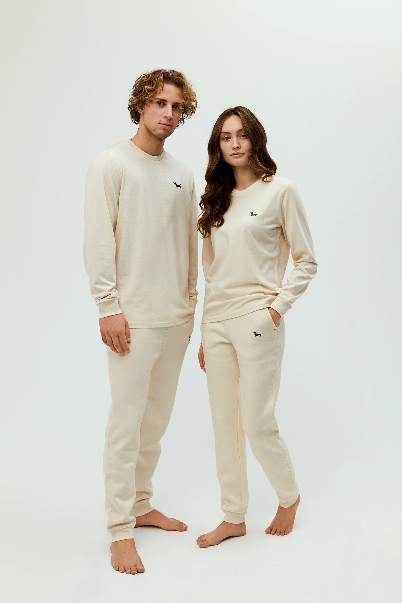 Kleid - Dackel - grün