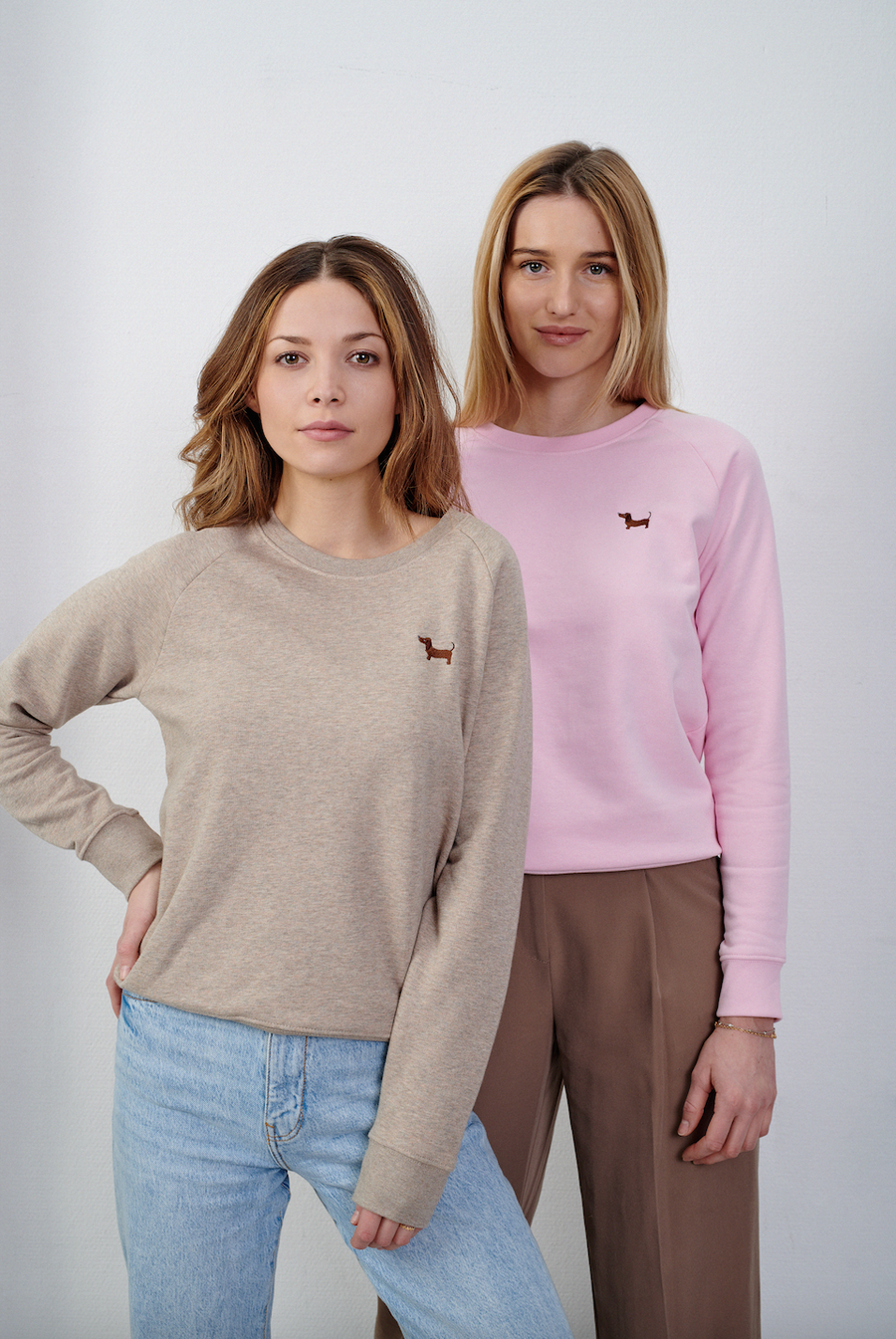Nachhaltiges Damen-Sweatshirt "Liesl" in Rosa