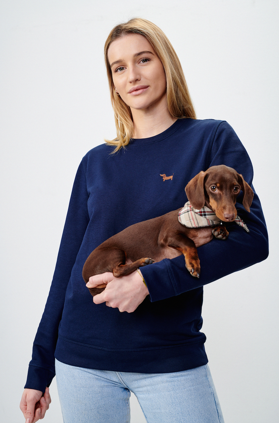 Nachhaltiges Damen-Sweatshirt "Liesl" in Marine